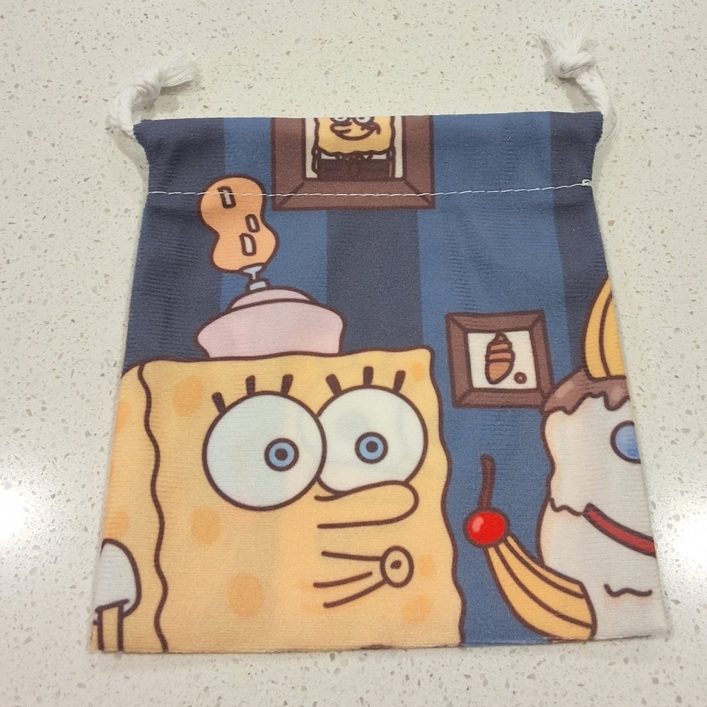 SpongeBob Drawstring Pouch, New - Picture 2 of 4